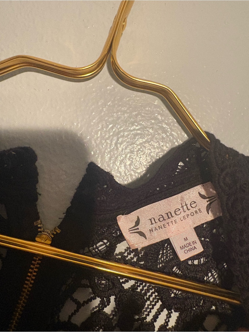 Nanette Lepore Black Floral Lace Camisole Tank - Picture 6 of 9